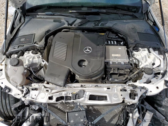 2023 Mercedes-Benz C 300 with VIN W1KAF4GB4PR141067, listed as a Copart auction lot 58231185 with 16,405 mi miles and Salvage title. Bid and sale history available at DreamBid. Image 11.