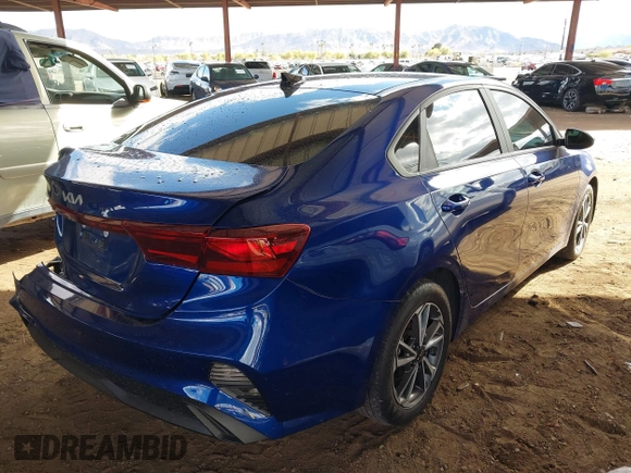 2023 Kia Forte LXS with VIN 3KPF24AD6PE599856, listed as a IAAI auction lot 41783981 with 44,786 mi miles. Bid and sale history available at carsss.com. Image 4.