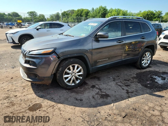 2016 Jeep Cherokee Limited z VIN 1C4PJMDB7GW249210, wystawiony jako Copart lot #53677845 z przebiegiem 93 044 mil mil oraz Szkoda całkowita • Salvage title. Historia ofert i sprzedaży dostępna na DreamBid. Obrazek 1.