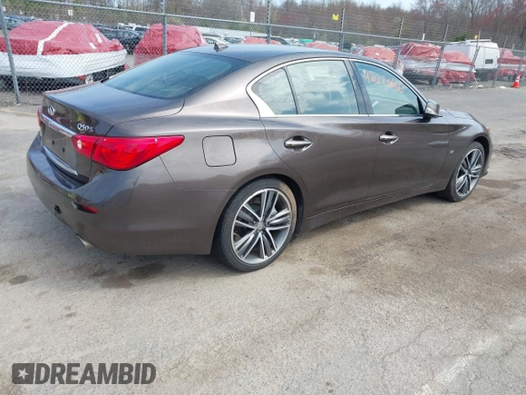 2014 Infiniti Q50 Premium с VIN JN1BV7AR0EM687810, выставлен на аукционе IAAI как лот 42073610 с пробегом 167 912 миль миль и . История ставок и продаж доступна на DreamBid. Изображение 4.