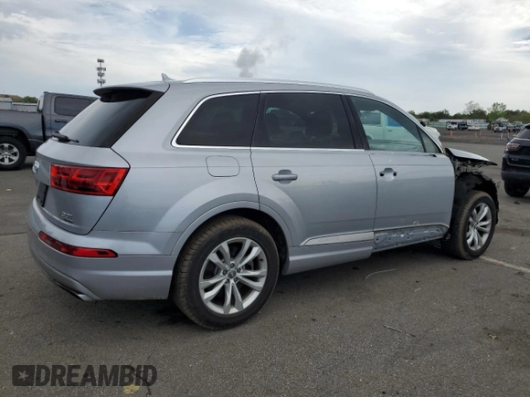 2017 Audi Q7 Premium with VIN WA1AAAF71HD043871, listed as a Copart auction lot 56669065 with 83,187 mi miles and Salvage title. Bid and sale history available at DreamBid. Image 3.