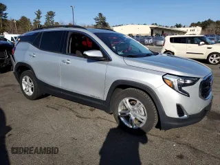2020 GMC Terrain SLE with VIN 3GKALTEV6LL127834, listed as a Copart auction lot 48870615 with 67,860 mi miles and Salvage Title. Bid and sale history available at DreamBid. Image 4.