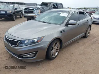 2013 Kia Optima SX with VIN 5XXGR4A6XDG151799, listed as a IAAI auction lot 42764035 with 189,983 mi miles and . Bid and sale history available at DreamBid. Image 2.