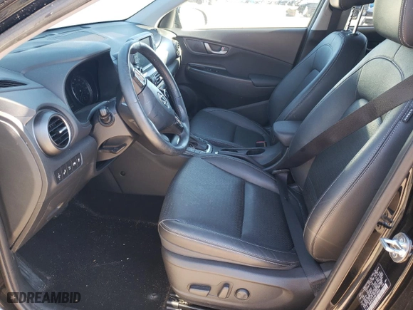 2021 Hyundai Kona Ultimate with VIN KM8K5CA50MU728806, listed as a Copart auction lot 86203574 with 40,654 mi miles and Salvage Title. Bid and sale history available at carsss.com. Image 7.