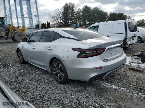 2020 Nissan Maxima SL with VIN 1N4AA6DVXLC364882, listed as a Copart auction lot 84744764 with 52,171 mi miles and Salvage Title. Bid and sale history available at carsss.com. Image 2.