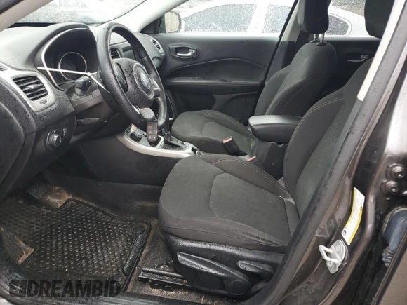 2020 Jeep Compass Sport with VIN 3C4NJDAB8LT210072, listed as a Copart auction lot 54908305 with 104,662 mi miles and Salvage title. Bid and sale history available at DreamBid. Image 7.