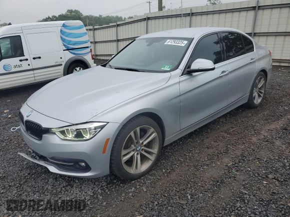 2018 BMW 3 Series 330i with VIN WBA8B9G50JNU98561, listed as a Copart auction lot 61293325 with 106,656 mi miles and Clean title. Bid and sale history available at DreamBid. Image 1.