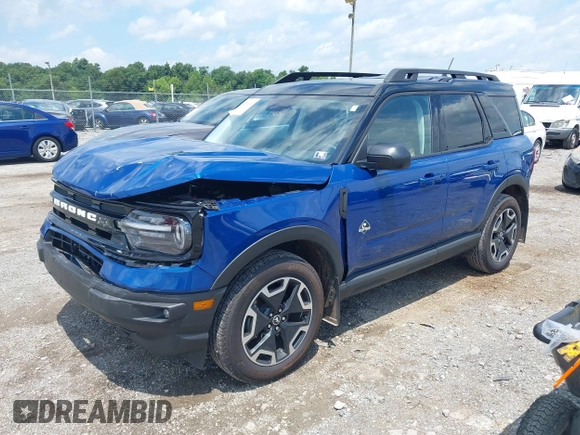 2024 Ford Bronco Sport Outer Banks with VIN 3FMCR9C64RRE54350, listed as a IAAI auction lot 42744462 with 5,971 mi miles and . Bid and sale history available at DreamBid. Image 17.