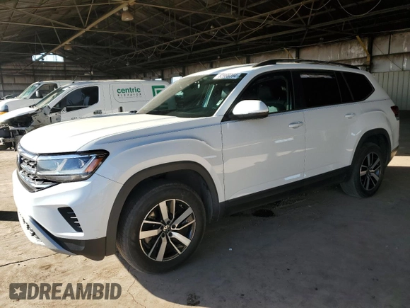 2021 Volkswagen Atlas SE with VIN 1V2DP2CA8MC501136, listed as a Copart auction lot 82998394 with 79,465 mi miles and Salvage title. Bid and sale history available at DreamBid. Image 1.