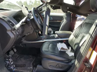 2019 Ford Explorer Platinum с VIN 1FM5K8HT9KGA01652, выставлен на аукционе Copart как лот 52686185 с пробегом Не указан миль и Списание • Salvage title. История ставок и продаж доступна на DreamBid. Изображение 7.