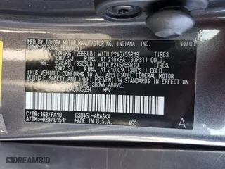 2010 Toyota Highlander Sport with VIN 5TDEK3EH6AS005394, listed as a Copart auction lot 41862085 with 196,299 mi miles and Salvage Title. Bid and sale history available at carsss.com. Image 13.