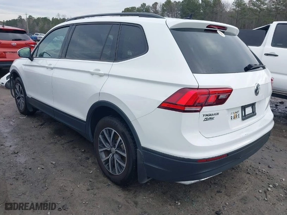 2021 Volkswagen Tiguan S with VIN 3VV1B7AX5MM045667, listed as a IAAI auction lot 41256945 with 90,523 mi miles. Bid and sale history available at carsss.com. Image 3.