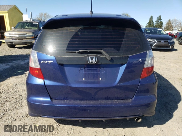 2013 Honda Fit Sport with VIN JHMGE8H57DC072654, listed as a Copart auction lot 48356135 with 82,557 mi miles and Salvage Title. Bid and sale history available at carsss.com. Image 6.