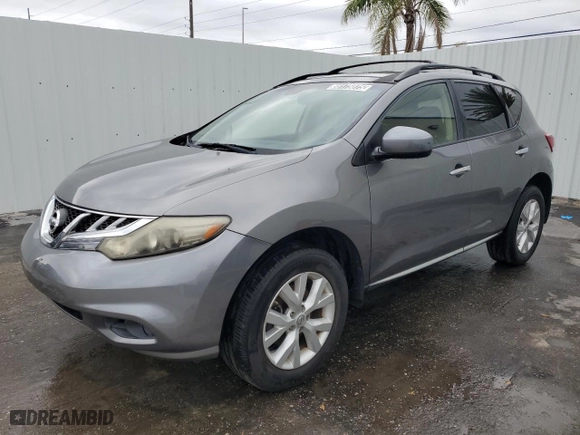 2013 Nissan Murano SV with VIN JN8AZ1MU4DW211822, listed as a Copart auction lot 88175075 with 105,934 mi miles and Clean Title. Bid and sale history available at carsss.com. Image 1.