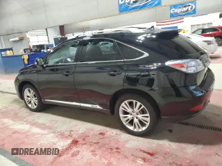 2012 Lexus RX 450h with VIN JTJBC1BA1C2427401, listed as a Copart auction lot 53795875 with 127,947 mi miles and Salvage Title. Bid and sale history available at DreamBid. Image 2.