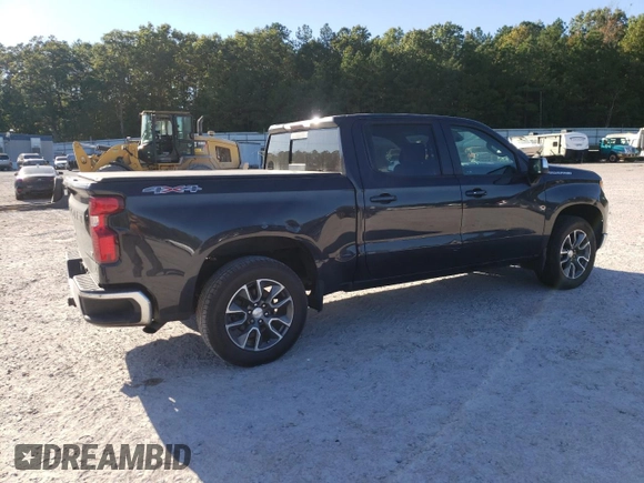2022 Chevrolet Silverado 1500 LT with VIN 1GCPDDEK1NZ570127, listed as a Copart auction lot 75916724 with 87,646 mi miles and Salvage Title. Bid and sale history available at DreamBid. Image 3.