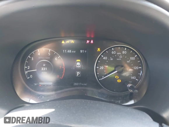 2023 Nissan Kicks SV with VIN 3N1CP5CV8PL542394, listed as a IAAI auction lot 42462163 with 28,017 mi miles and . Bid and sale history available at DreamBid. Image 7.