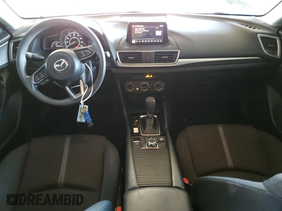 2018 Mazda 3 Sport with VIN 3MZBN1U74JM275812, listed as a Copart auction lot 53519075 with 46,107 mi miles and Salvage Title. Bid and sale history available at DreamBid. Image 8.