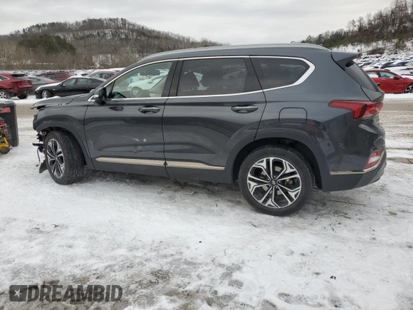 2020 Hyundai Santa Fe Limited with VIN 5NMS5CAA6LH186151, listed as a Copart auction lot 41838225 with 68,075 mi miles and Salvage Title. Bid and sale history available at carsss.com. Image 2.