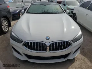 2019 BMW 8 Series M850i xDrive with VIN WBAFY4C53KBX29650, listed as a Copart auction lot 74467184 with 0 mi miles and Salvage Title. Bid and sale history available at carsss.com. Image 5.