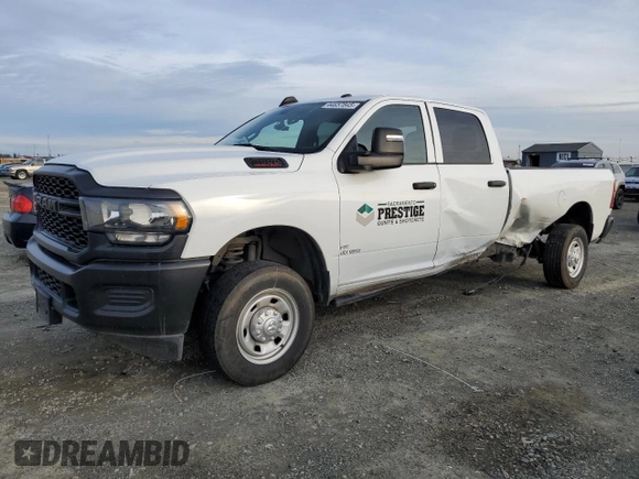2024 Ram 2500 Tradesman with VIN 3C6UR5HJ7RG222469, listed as a Copart auction lot 44657845 with 44,753 mi miles and Salvage title. Bid and sale history available at DreamBid. Image 1.