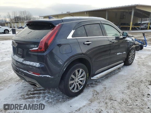 2022 Cadillac XT4 AWD Premium Luxury with VIN 1GYFZDR42NF140322, listed as a Copart auction lot 89084545 with 32,440 mi miles and Salvage Title. Bid and sale history available at carsss.com. Image 3.