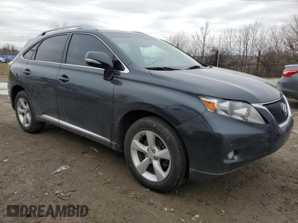 2010 Lexus RX 350 with VIN 2T2BK1BA8AC076261, listed as a Copart auction lot 47752265 with 332,193 mi miles and Clean Title. Bid and sale history available at DreamBid. Image 4.