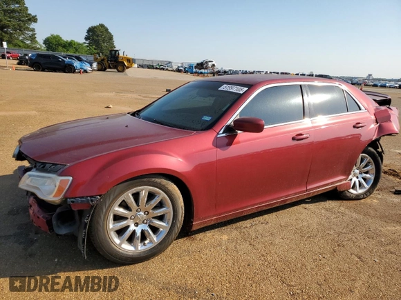 2014 Chrysler 300 with VIN 2C3CCAAGXEH119915, listed as a Copart auction lot 51997105 with 190,325 mi miles and Salvage Title. Bid and sale history available at carsss.com. Image 1.