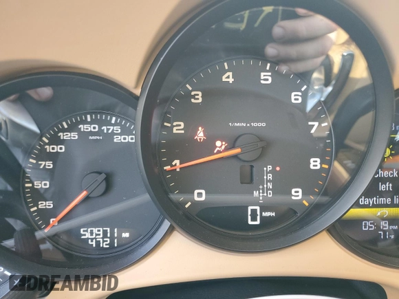 2012 Porsche 911 991 Carrera with VIN WP0AA2A96CS106178, listed as a Copart auction lot 44198105 with 50,971 mi miles and Salvage Title. Bid and sale history available at DreamBid. Image 9.
