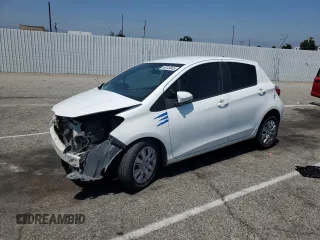 2012 Toyota Yaris L with VIN JTDKTUD34CD503751, listed as a Copart auction lot 60349045 with Not provided miles and Salvage title. Bid and sale history available at DreamBid. Image 1.