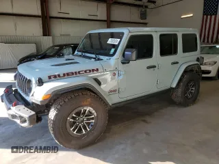 2024 Jeep Wrangler Rubicon X with VIN 1C4RJXFG5RW287542, listed as a Copart auction lot 72682924 with 5,792 mi miles and Salvage title. Bid and sale history available at DreamBid. Image 1.