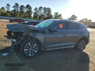 2023 Audi Q5 S line Premium Plus with VIN WA1EAAFY9P2007852, listed as a Copart auction lot 81371584 with 0 mi miles and Salvage Title. Bid and sale history available at carsss.com. Image 1.