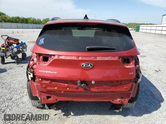 2018 Kia Sportage EX with VIN KNDPN3AC6J7372364, listed as a Copart auction lot 52946745 with 84,070 mi miles and Salvage Title. Bid and sale history available at DreamBid. Image 6.