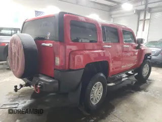 2006 Hummer H3 with VIN 5GTDN136768286831, listed as a Copart auction lot 77147574 with 193,459 mi miles and Salvage Title. Bid and sale history available at carsss.com. Image 3.