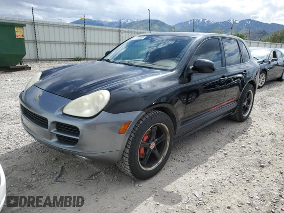 2005 Porsche Cayenne Turbo with VIN WP1AC29PX5LA90155, listed as a Copart auction lot 57323065 with 165,771 mi miles and Clean title. Bid and sale history available at DreamBid. Image 1.