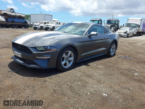 2018 Ford Mustang EcoBoost with VIN 1FA6P8TH0J5123717, listed as a IAAI auction lot 42542683 with 101,729 mi miles and . Bid and sale history available at DreamBid. Image 2.