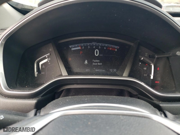 2019 Honda CR-V EX-L with VIN 2HKRW2H85KH615497, listed as a Copart auction lot 52735915 with 84,533 mi miles and Salvage Title. Bid and sale history available at carsss.com. Image 9.