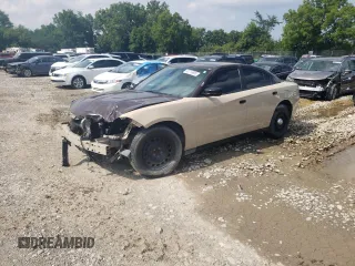 2020 Dodge Charger Police with VIN 2C3CDXKT4LH168066, listed as a Copart auction lot 53716605 with 66,901 mi miles and Salvage title. Bid and sale history available at DreamBid. Image 1.