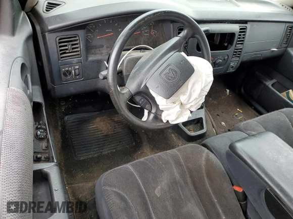2004 Dodge Dakota SLT с VIN 1D7GL42K04S612274, выставлен на аукционе Copart как лот 57443075 с пробегом 258 513 миль миль и Списание • Salvage title. История ставок и продаж доступна на DreamBid. Изображение 8.