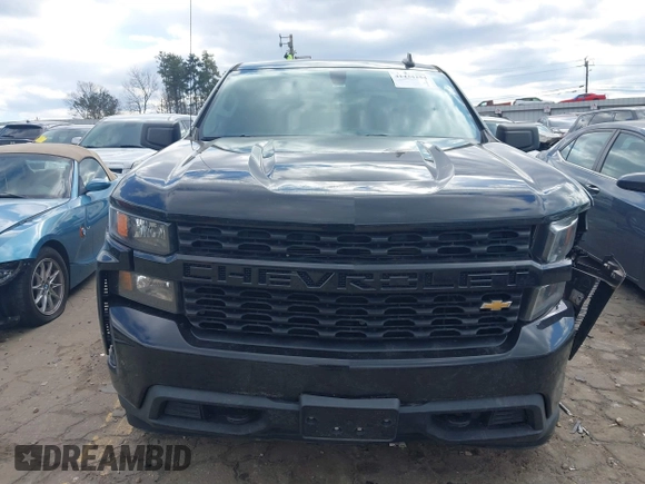 2020 Chevrolet Silverado 1500 Custom with VIN 3GCPWBEF7LG150337, listed as a IAAI auction lot 41424254 with 86,483 mi miles. Bid and sale history available at carsss.com. Image 12.