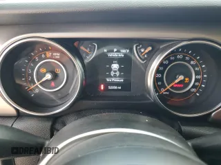 2021 Jeep Wrangler Unlimited Sport with VIN 1C4HJXDG7MW521106, listed as a Copart auction lot 62230955 with 52,358 mi miles and Salvage title. Bid and sale history available at DreamBid. Image 9.