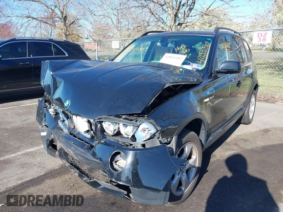 2007 BMW X3 3.0si with VIN WBXPC93477WF03773, listed as a IAAI auction lot 42055387 with 136,021 mi miles and . Bid and sale history available at DreamBid. Image 17.