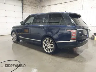 2016 Land Rover Range Rover Supercharged with VIN SALGS2EFXGA290049, listed as a IAAI auction lot 42414328 with 73,188 mi miles and . Bid and sale history available at DreamBid. Image 3.