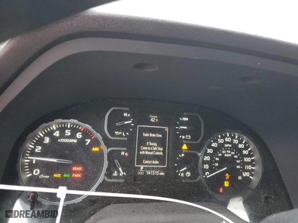2018 Toyota Tundra 4WD SR with VIN 5TFUY5F14JX689816, listed as a Copart auction lot 89198265 with 141,315 mi miles and Salvage Title. Bid and sale history available at carsss.com. Image 9.