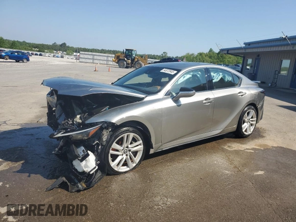 2022 Lexus IS with VIN JTHCA1D24N5122168, listed as a Copart auction lot 54872845 with 26,083 mi miles and Salvage Title. Bid and sale history available at carsss.com. Image 1.