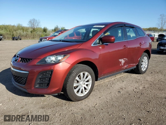2010 Mazda CX-7 Sport with VIN JM3ER2WM4A0318665, listed as a Copart auction lot 54205525 with 164,755 mi miles and Salvage Title. Bid and sale history available at DreamBid. Image 1.