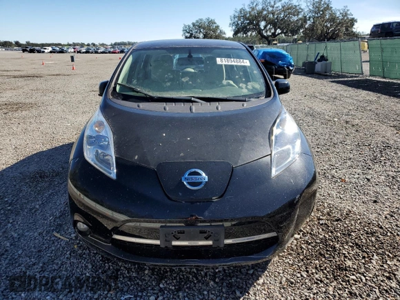 2011 Nissan LEAF SL with VIN JN1AZ0CP7BT007227, listed as a Copart auction lot 42256535 with 0 mi miles and Clean Title. Bid and sale history available at carsss.com. Image 5.