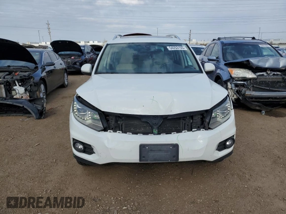 2016 Volkswagen Tiguan S with VIN WVGBV7AX7GW585550, listed as a Copart auction lot 54253155 with 91,827 mi miles and Salvage Title. Bid and sale history available at DreamBid. Image 5.