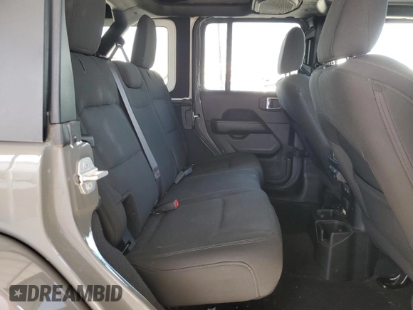 2019 Jeep Wrangler Unlimited Sahara with VIN 1C4HJXEG0KW532685, listed as a Copart auction lot 55503805 with 67,108 mi miles and Salvage title. Bid and sale history available at DreamBid. Image 11.