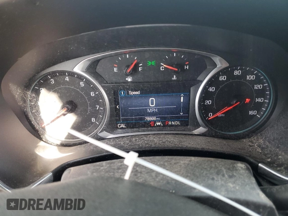 2021 Chevrolet Equinox LT with VIN 3GNAXUEVXML328070, listed as a Copart auction lot 48863495 with 78,899 mi miles and Non Repairable. Bid and sale history available at DreamBid. Image 9.